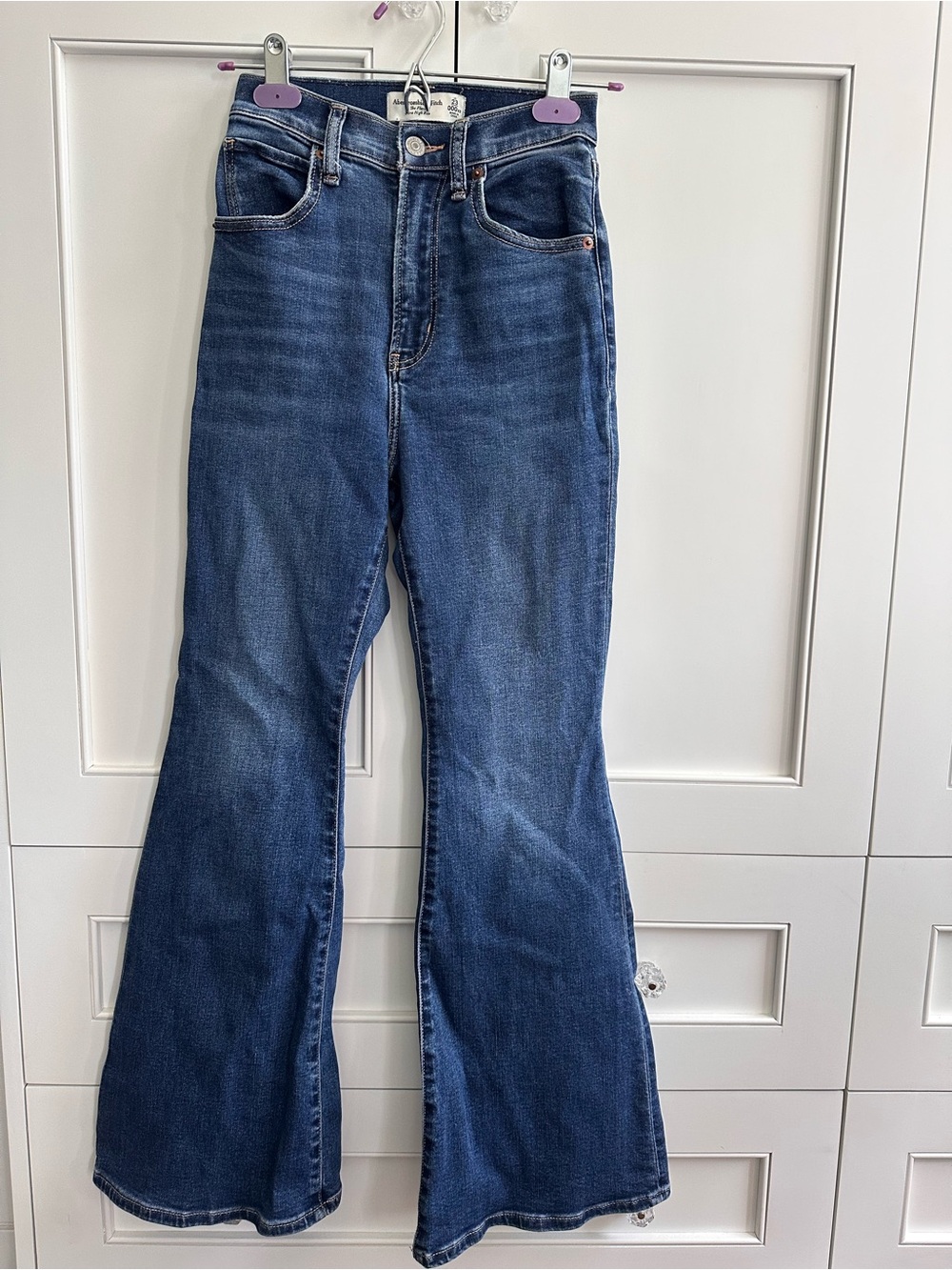 Abercrombie & Fitch The Flare Ultra High Rise, size 000/23
